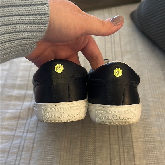 Lilly Pulitzer Navy Blue Sneakers with Classic Design - Picture 5 of 9